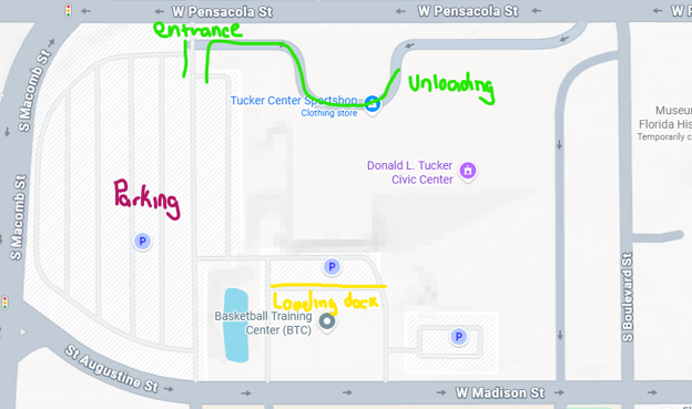 Civic Center Parking Map