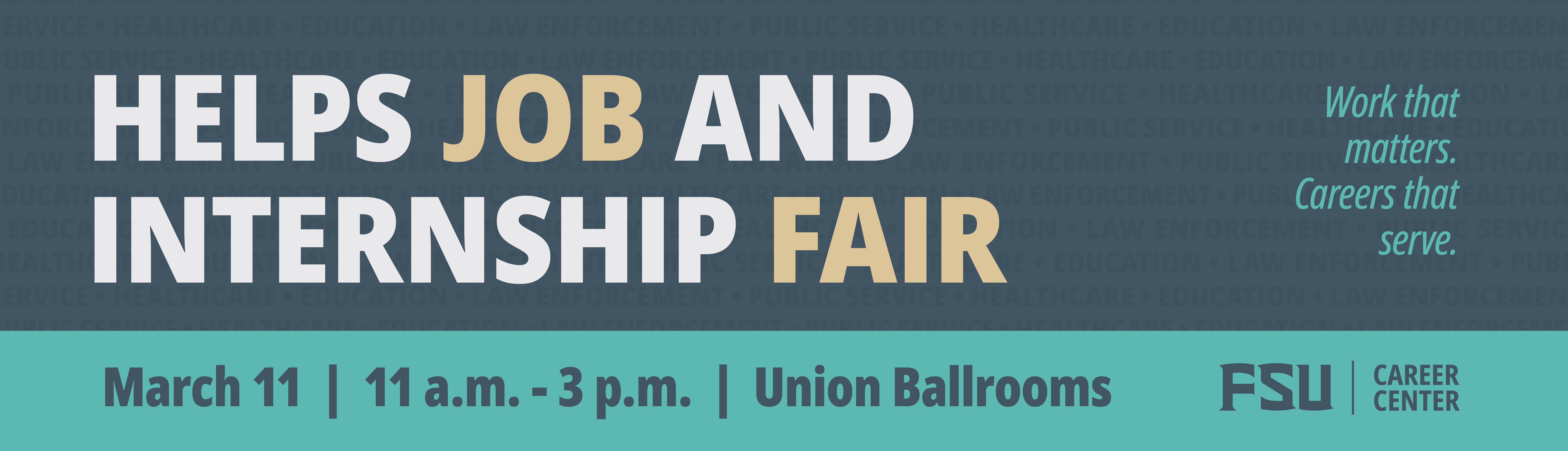 HELPS Career & Internship Fair | Mar 11 11:00 AM - 3:00 PM