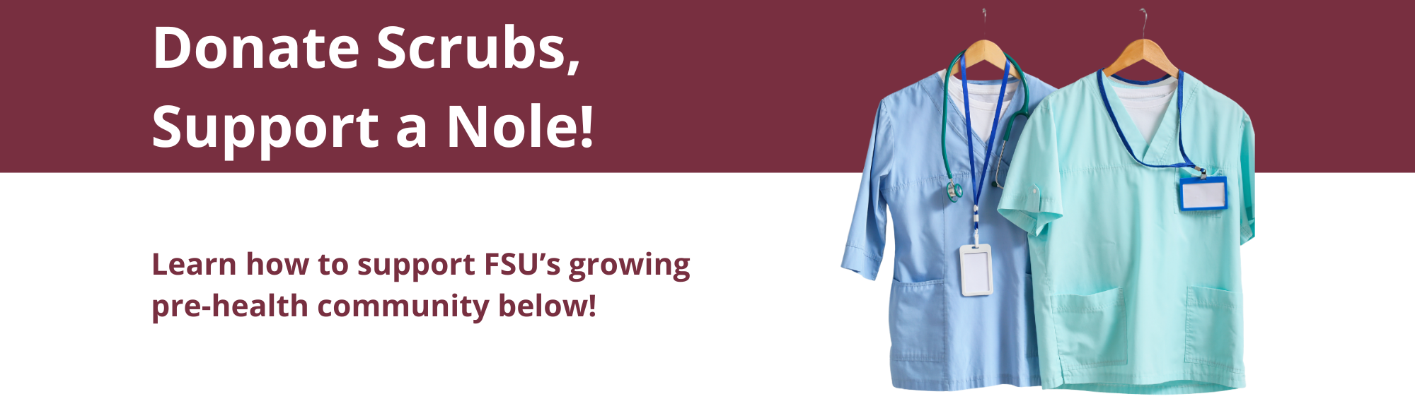 Donate Scrubs, Support A Nole!