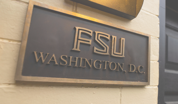 FSU washington DC door plaque